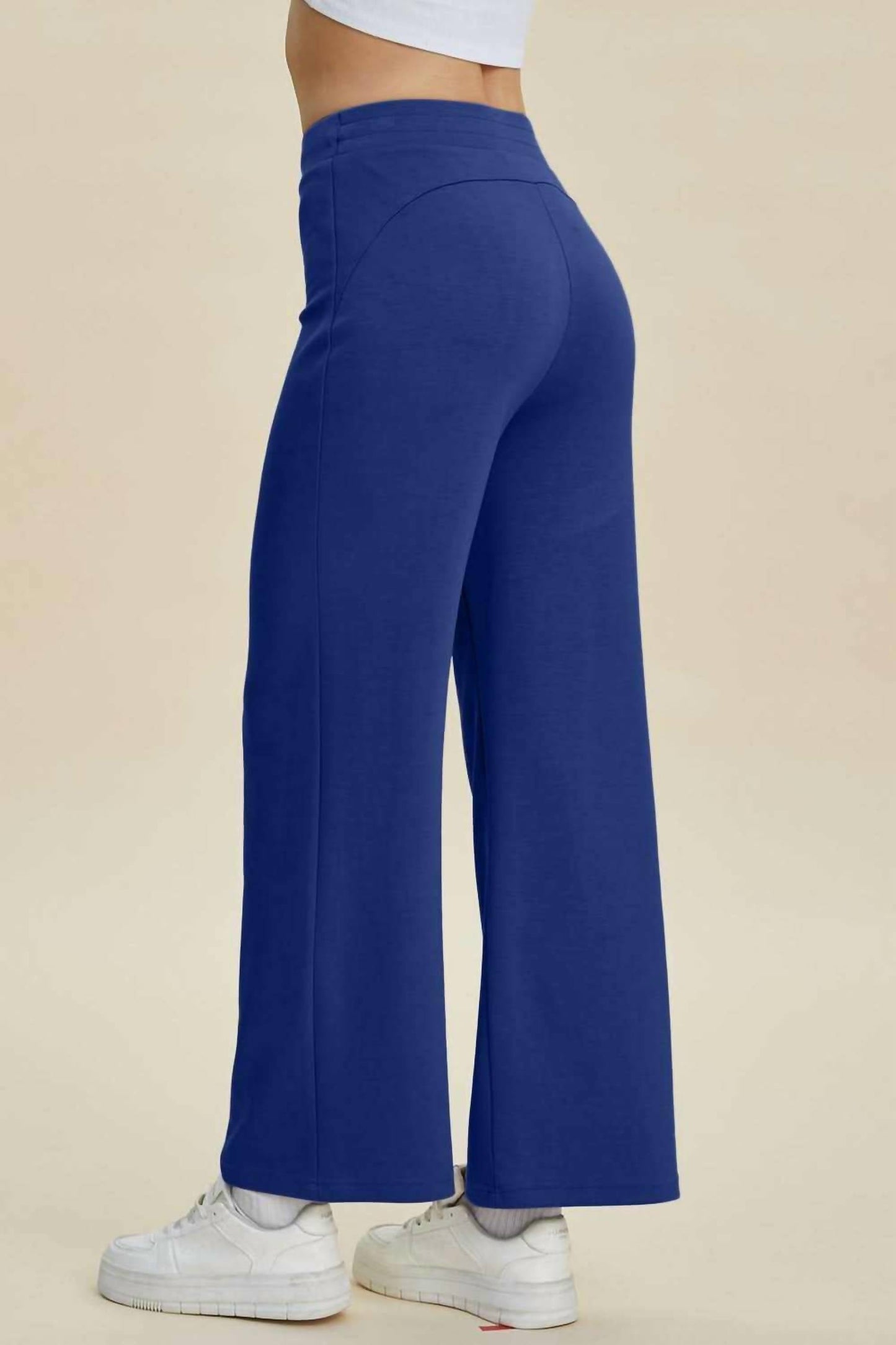 Basic Bae - Full Size Air Scuba Drawstring Wide Leg Pants