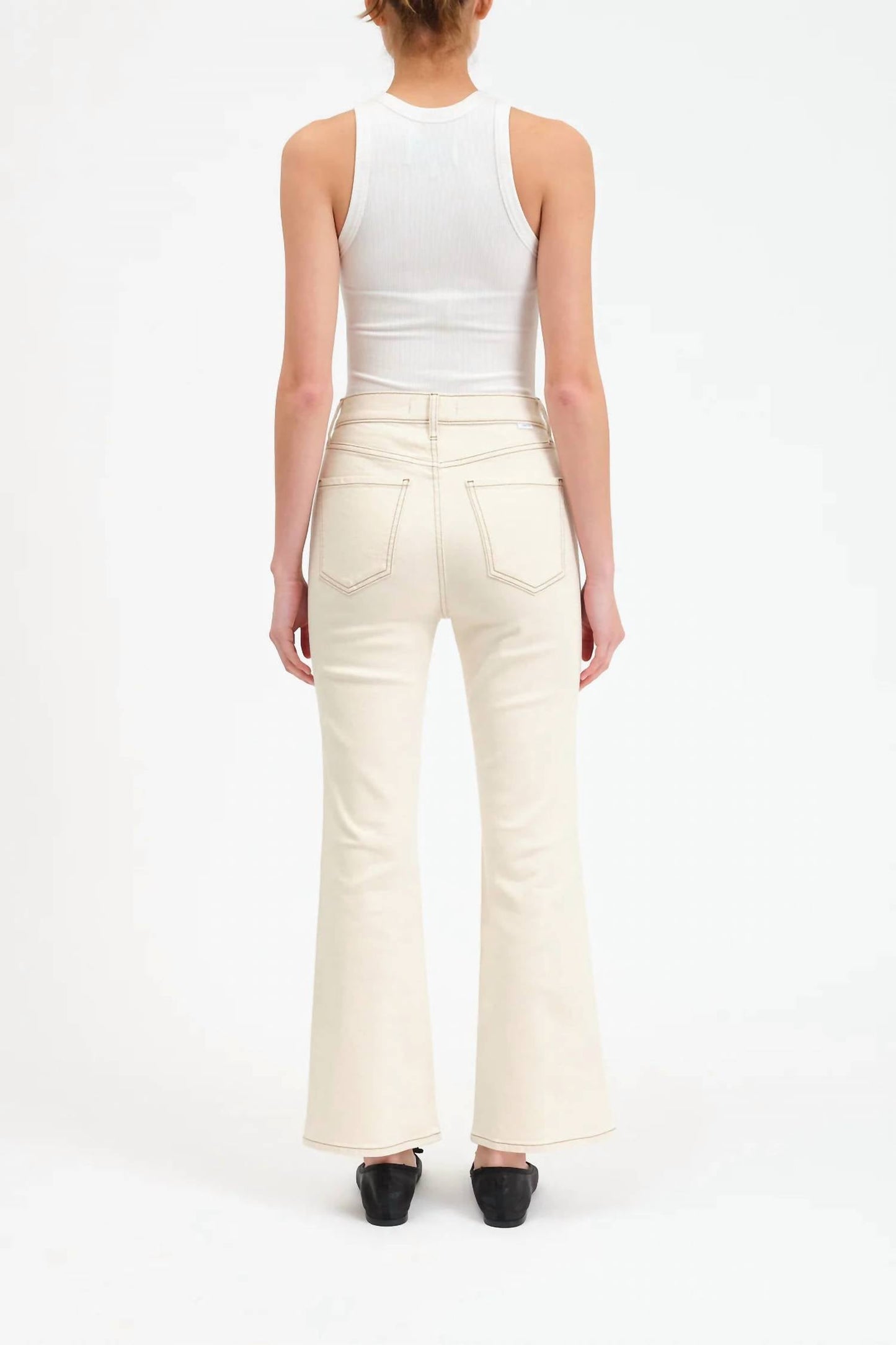 Daze - Soho Rawcut High Rise Ankle Flare Jeans