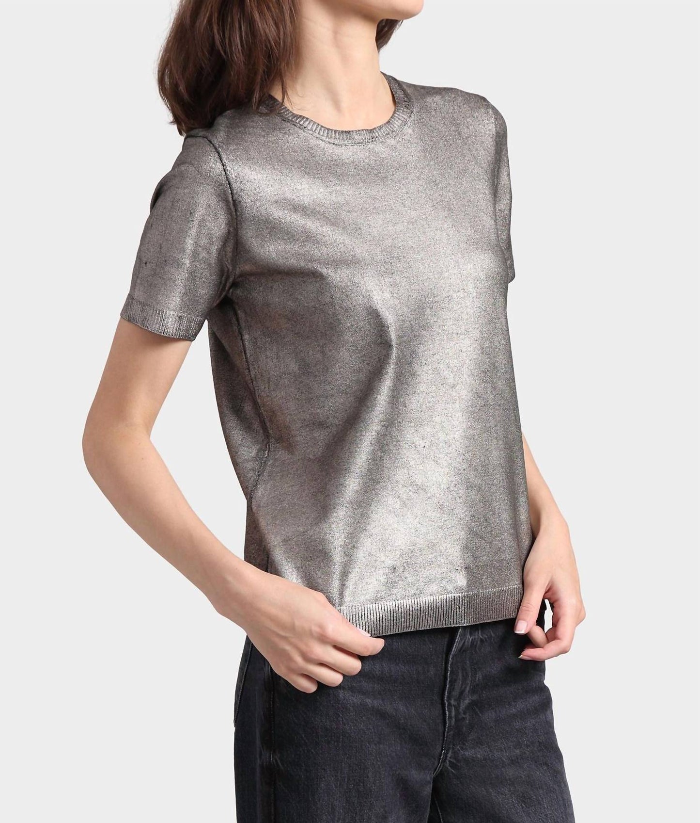 Minnie Rose - Metallic Print Short Sleeve Tee