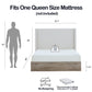 Shelton Upholstered Wingback Bed with 54-inch High Headboard
