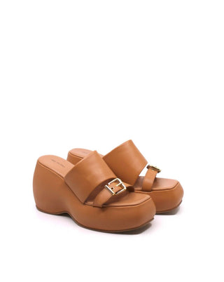 Free People - Sandálias femininas Mila Minimal Wedge
