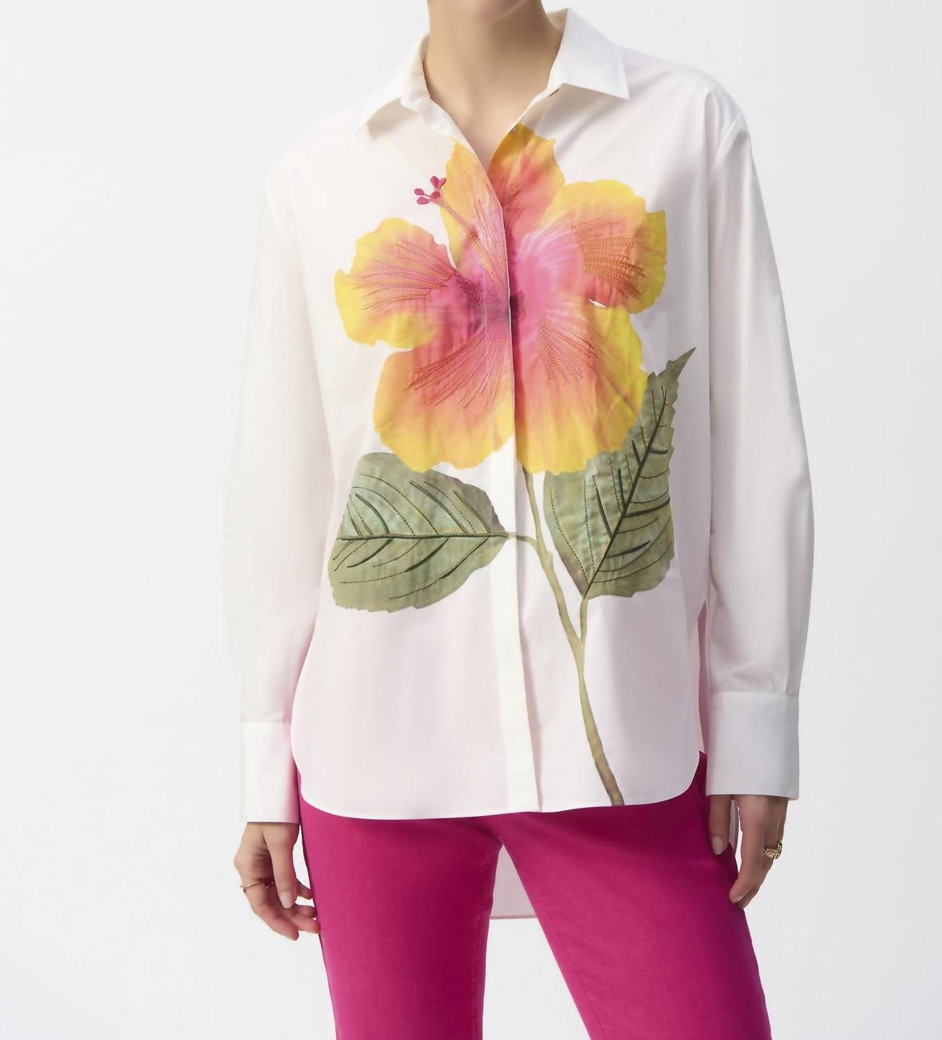 Joseph Ribkoff - Floral Print Long Sleeve Blouse