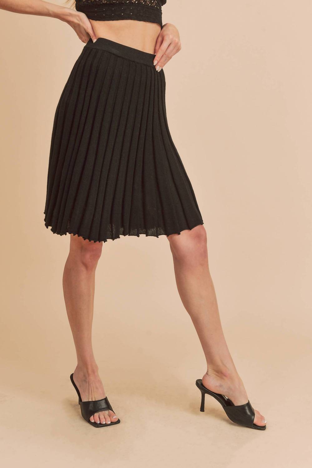 Aemi + Co - Kapri Knit Skirt with Attached Shorts
