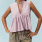 Nation Ltd - Ali Tie-front Sleeveless Top