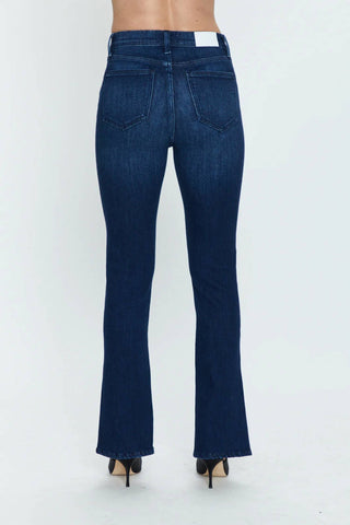 Pistola - Calça Jeans Teagan Slim Straight com Cintura Alta e Ventilação