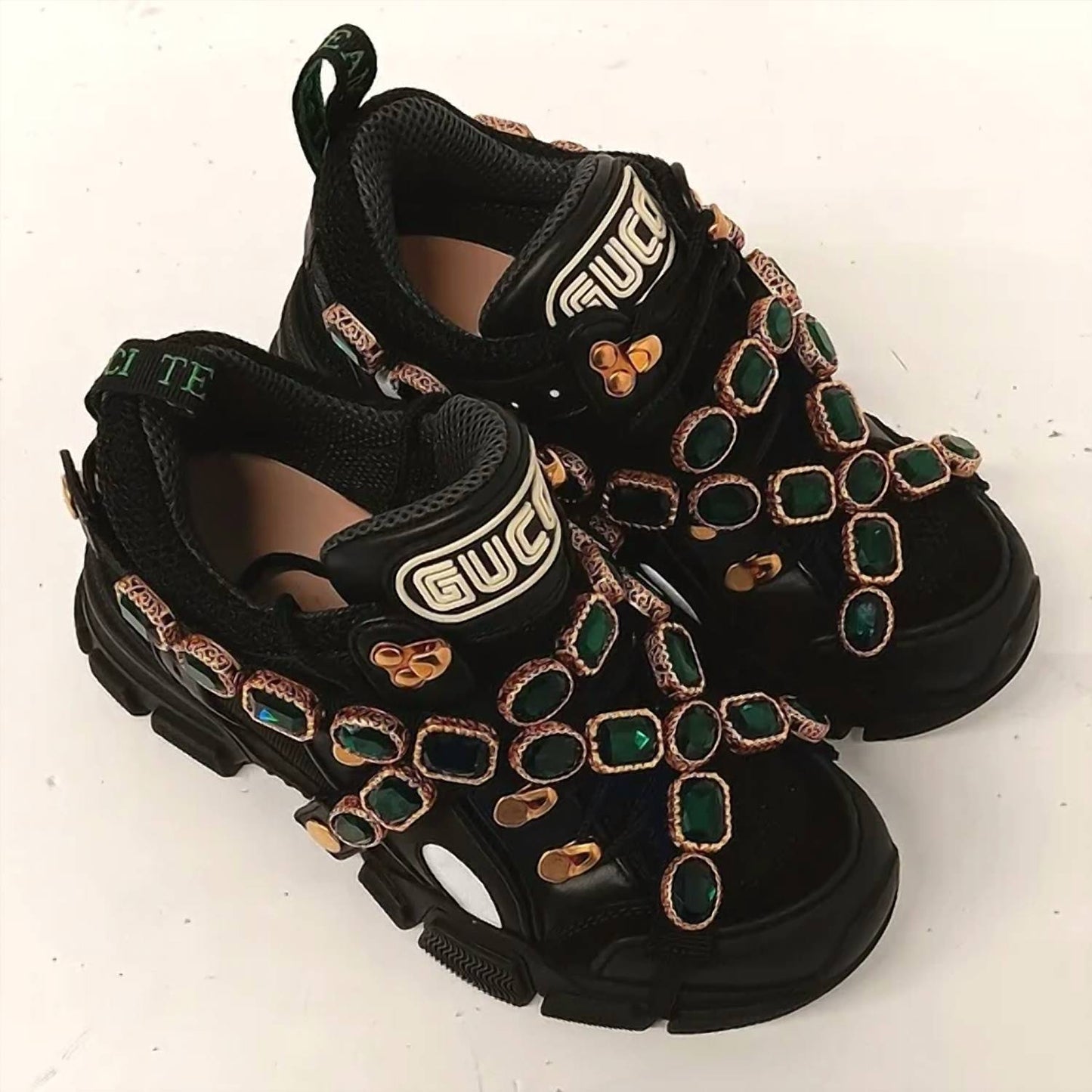 Gucci - Women's Flashtrek Sneakers With Crystals