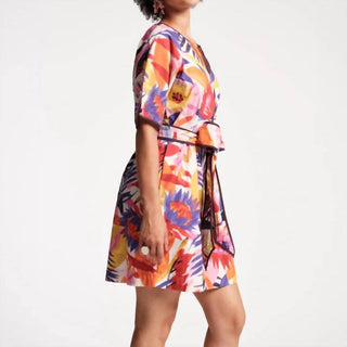 Frances Valentine - Vestido de popeline de algodão com estampa Doris Lanai