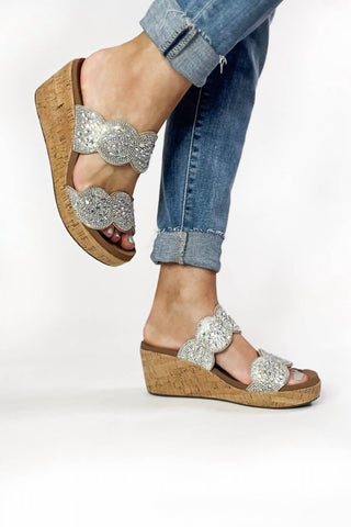 Corkys Footwear - Sandália Feminina Make A Toast Wedge