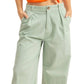 Double Zero - High Waist Basic Wide Leg Pants