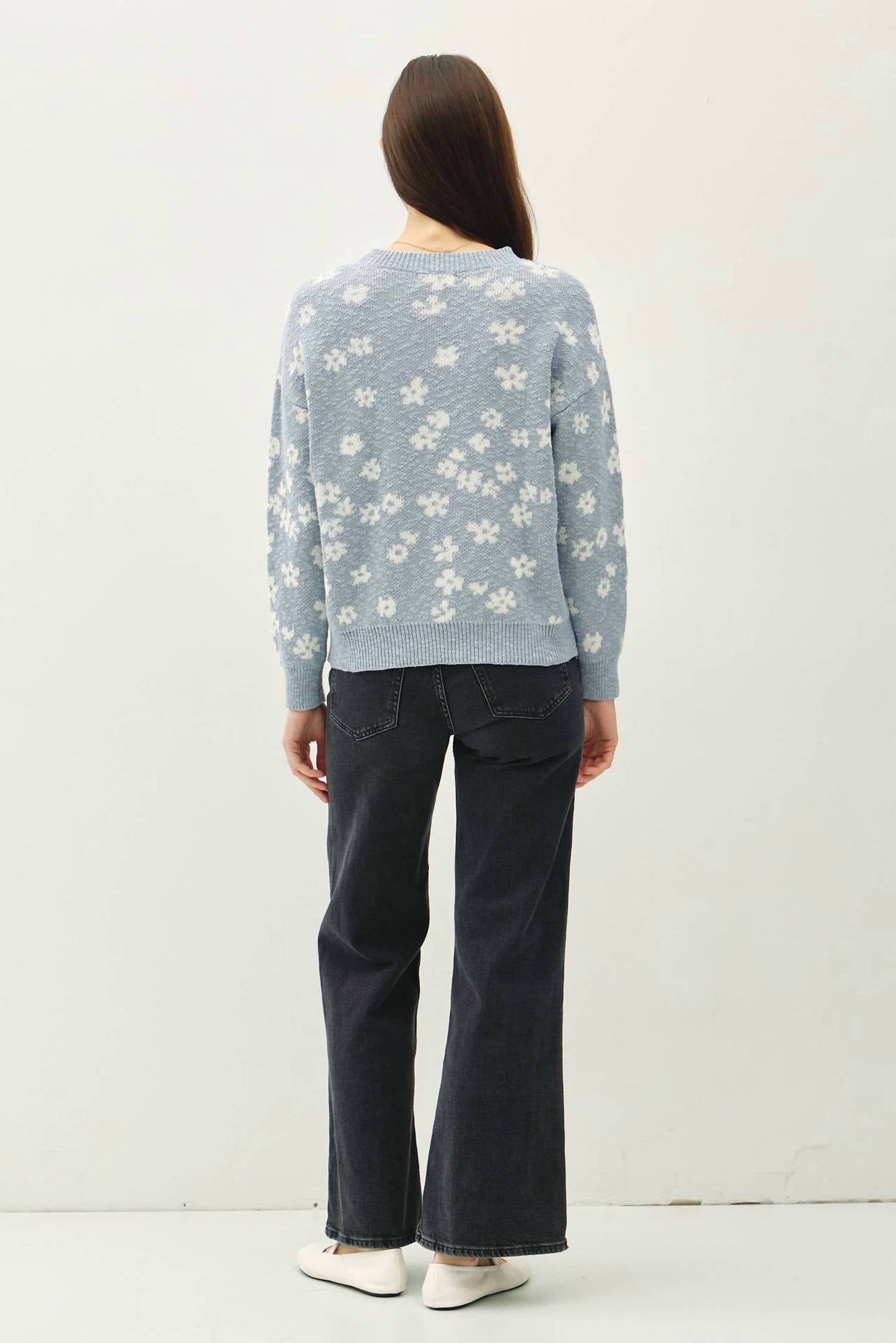 Be Cool - Floral Sweater Top