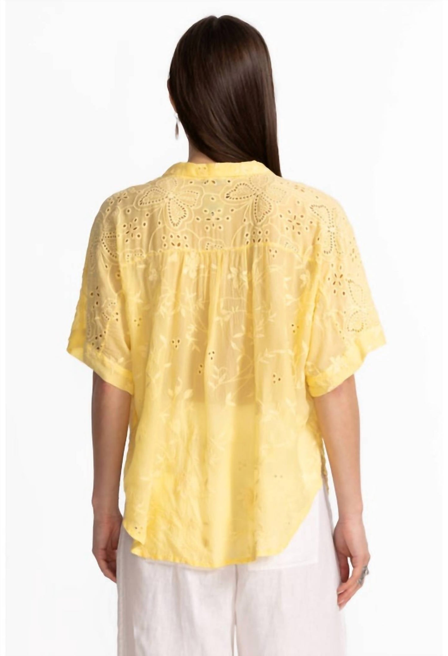 Johnny Was - THE AUDREY SHORT SLEEVE SHIRT MARIPOSA