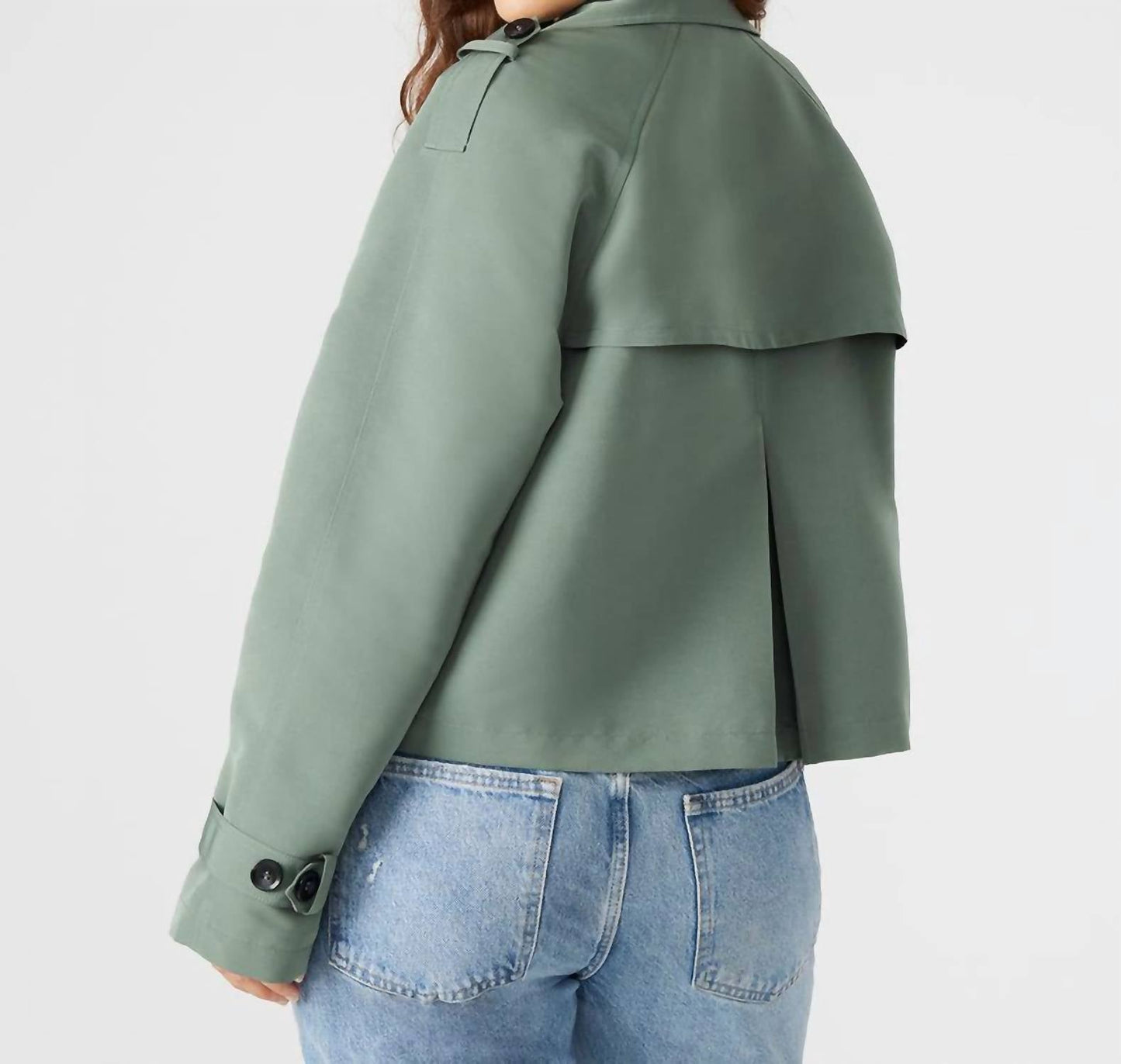 Steve Madden - Sirus Cropped Trench Jacket