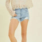 Heyson - Charlotte Crochet Lace Crop Cardigan