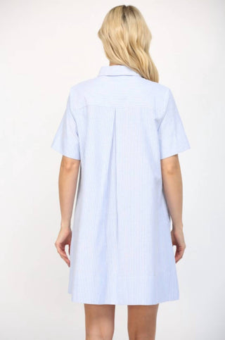 Fate - Vestido curto listrado Hannah