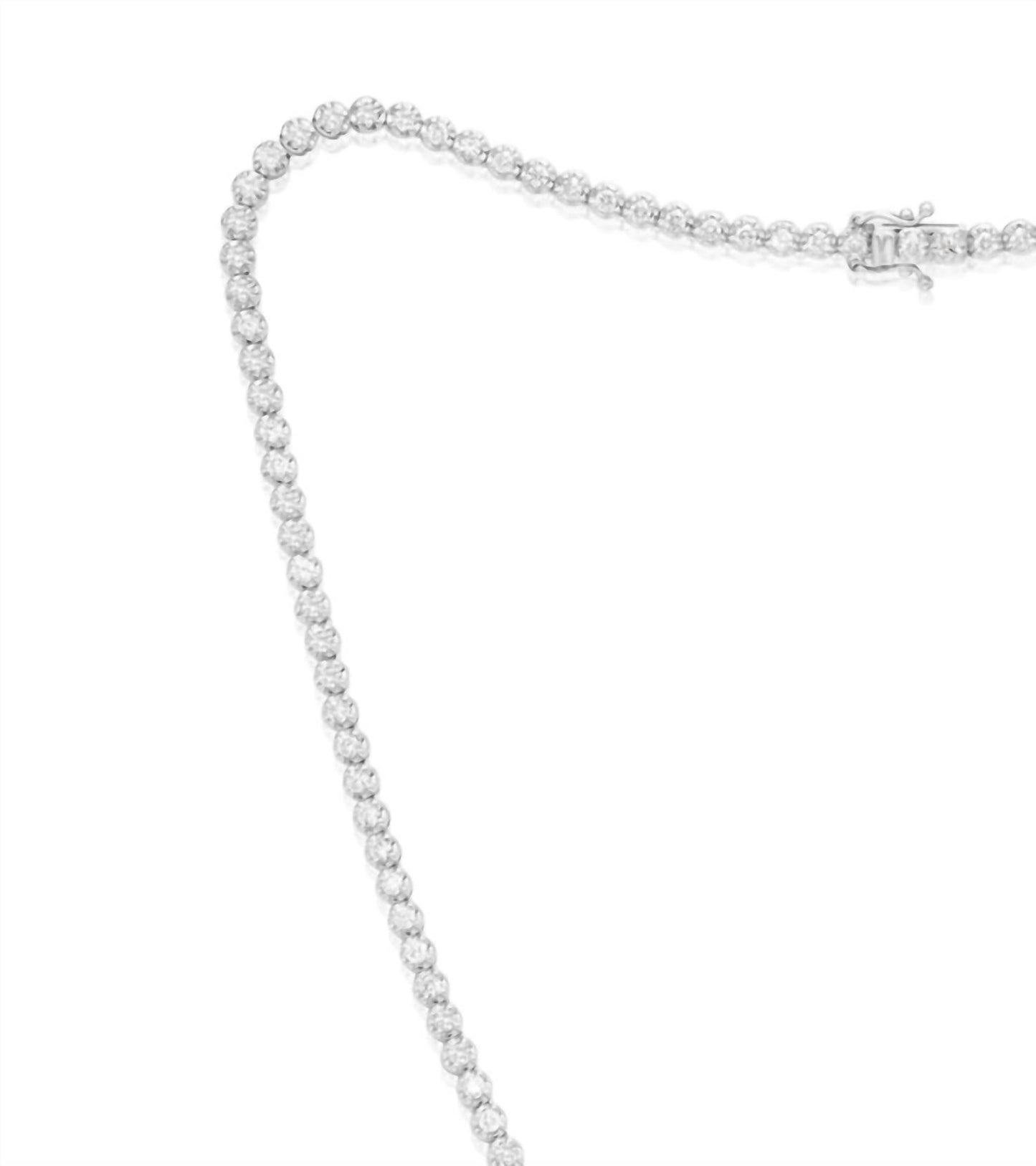 Diana M Jewels - 4.00 Cts Diamond Tennis Necklace