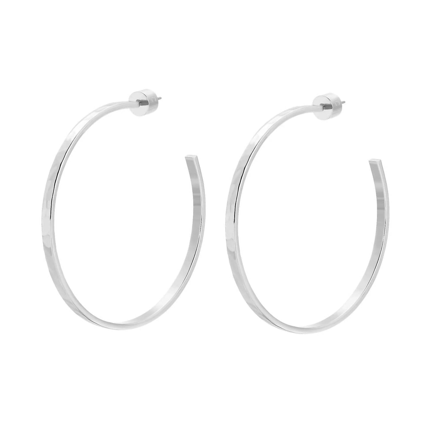 Eklexic - Women's 2" Hammered Hoops