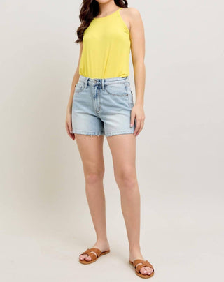 Judy Blue - Short Jeans Mágico Rígido de Cintura Alta
