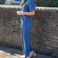 Z Supply - Elsie Denim Short Sleeve Jumpsuit