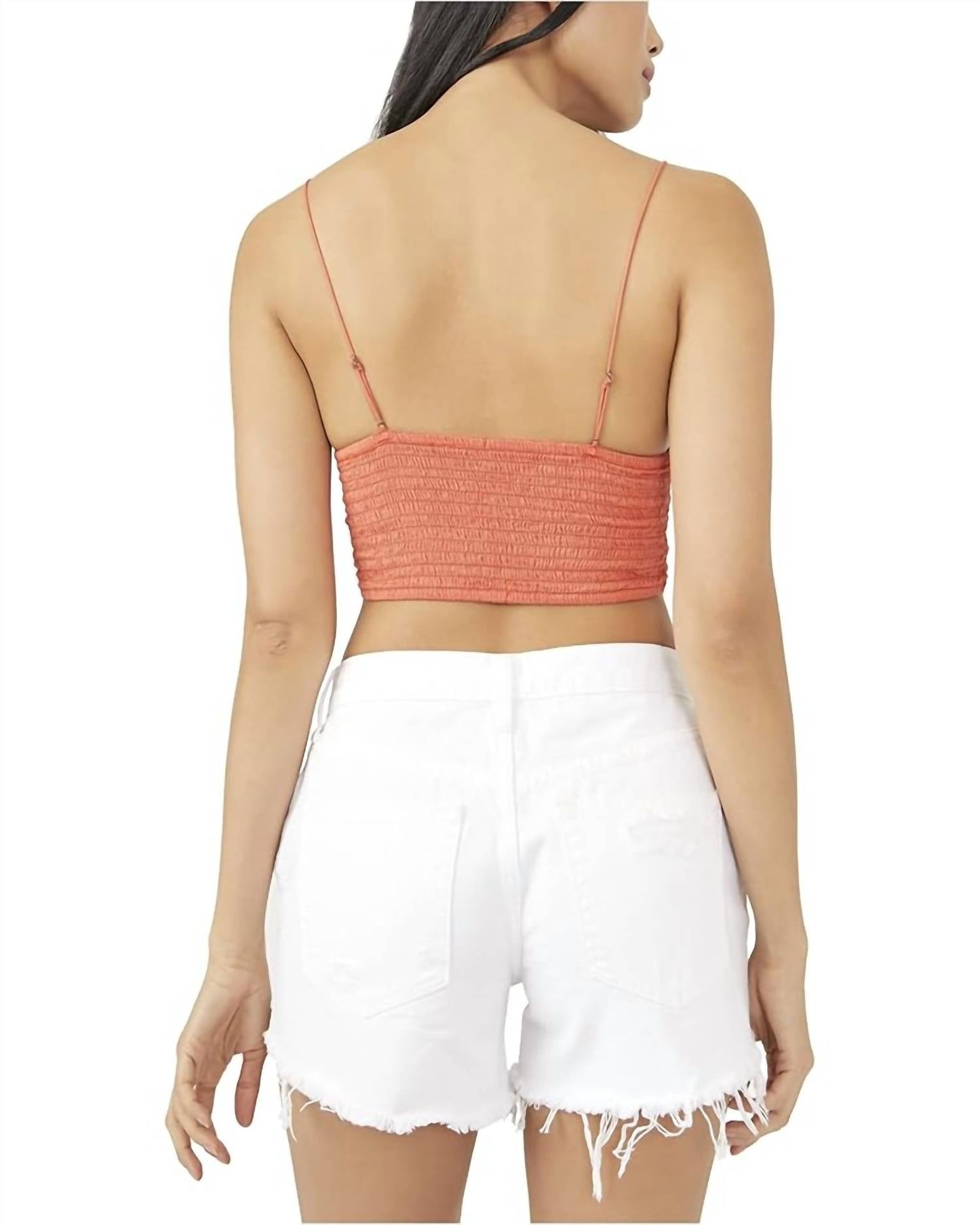 Free People - Carrie Embroidered Longline Bralette