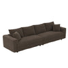 4 Seat Sofa, Modern Comfy Upholstered Sofa Cloud Couch, Deep Seat Couches With Soft Pillows
