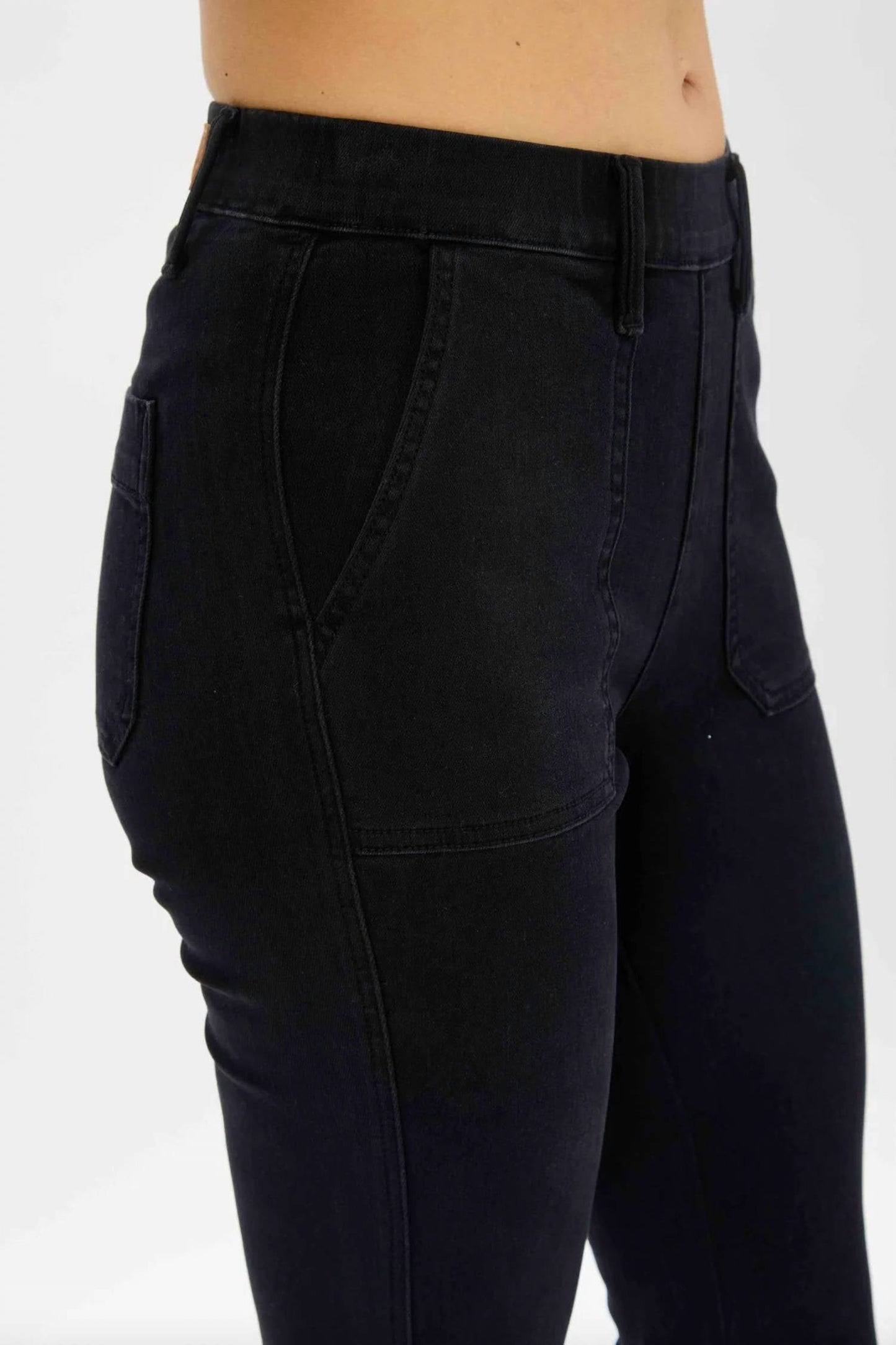 Judy Blue - High Waist Pull On Trouser Jeans