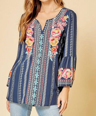 Andree By Unit - South Beach Embroidered Top