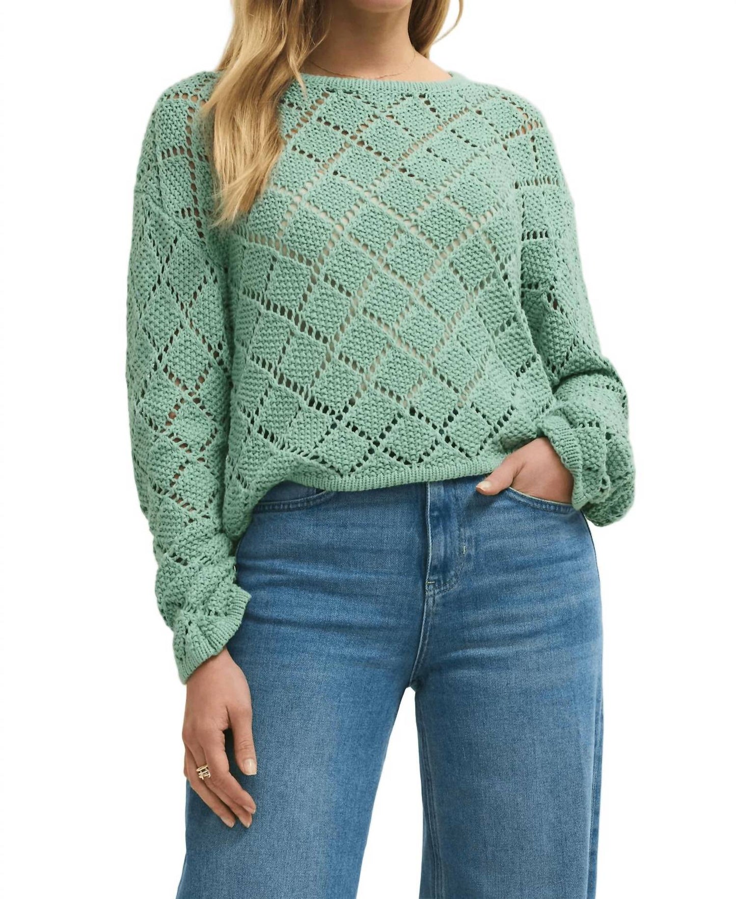 Z Supply - Hullen Crochet Sweater