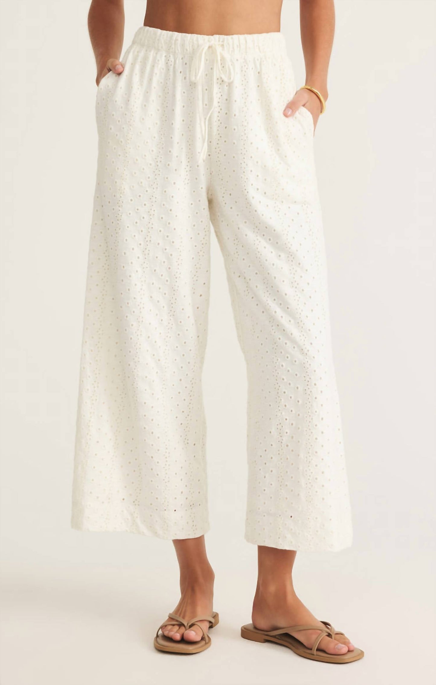 Z Supply - Romi Knit Eyelit Pants