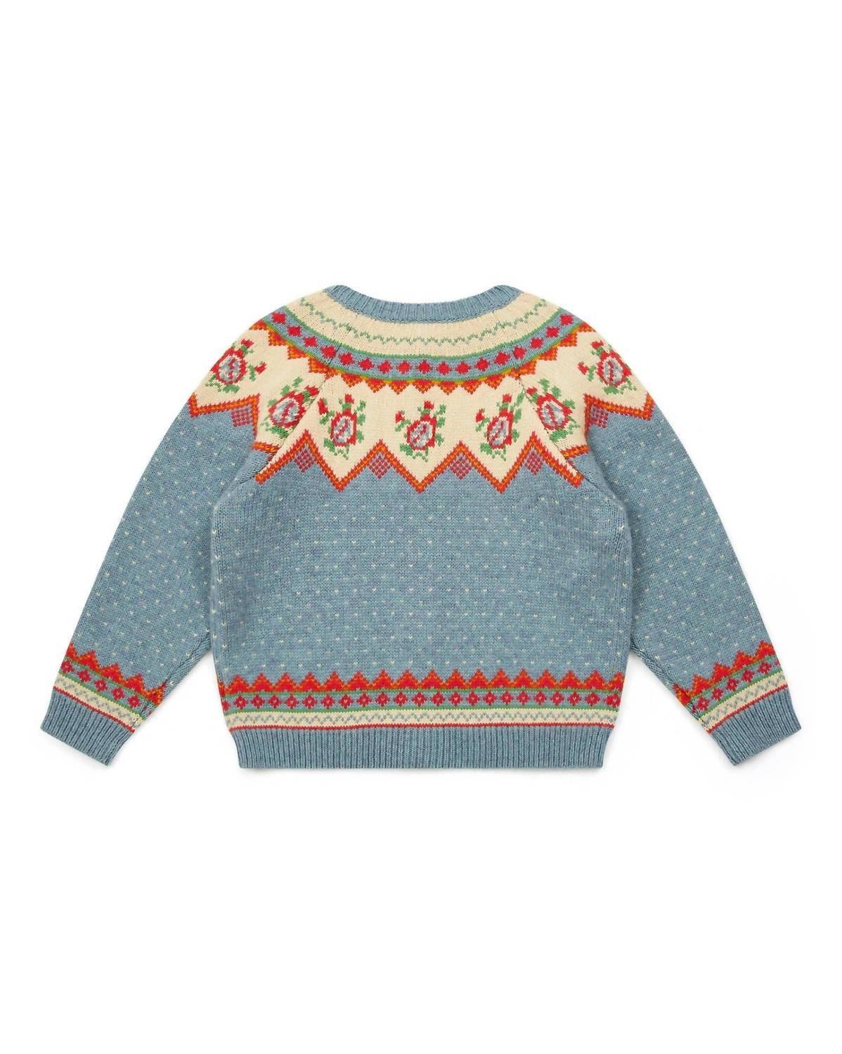 Bonton - Kid's Jacquard Knit Cardigan