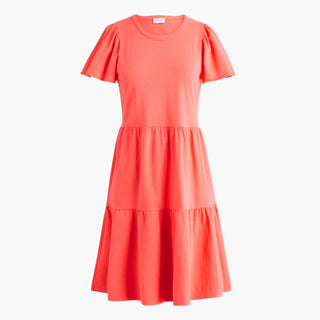 J.Crew - Vestido curto feminino de malha com camadas