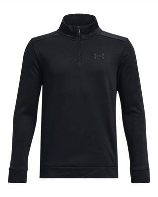 Under Armour - Camisa de lã com zíper 1/4 para meninos