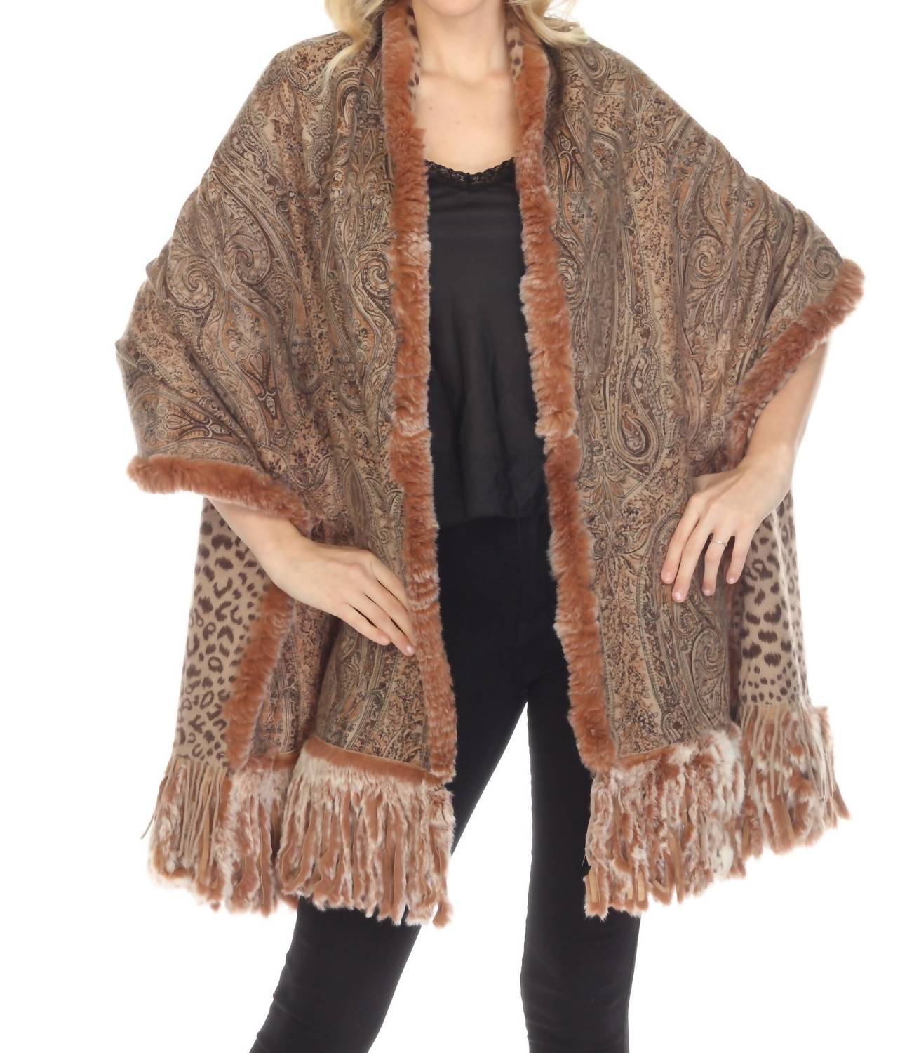 Belle Fare - Women's Combo Reversible Shawl