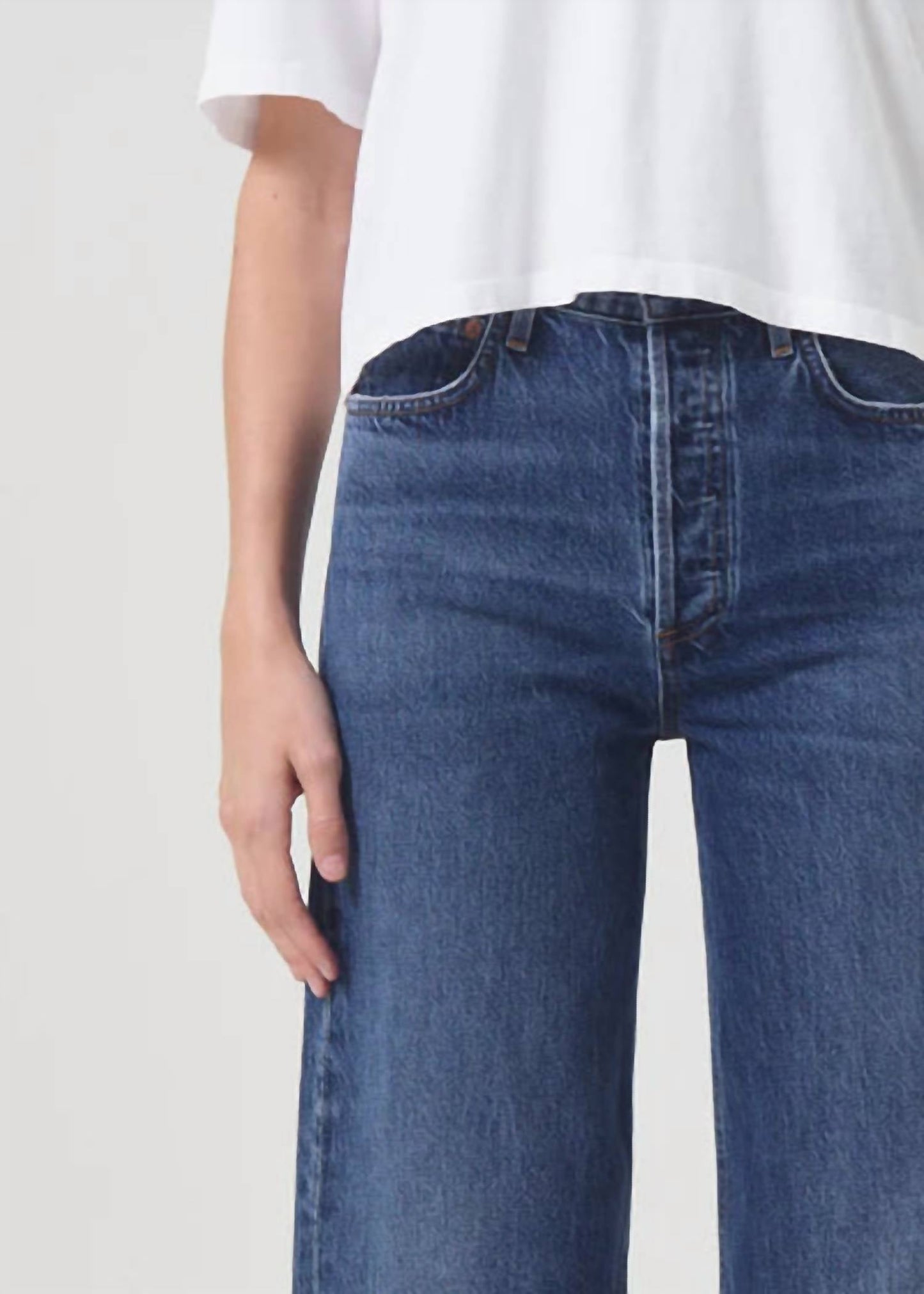 Agolde - Ren High-rise Wide Leg Jeans