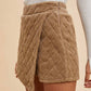 Anniewear - Quilted Velvet Skort