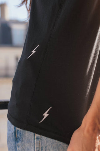 Catherine Gee - Bolt Embroidered T-shirt