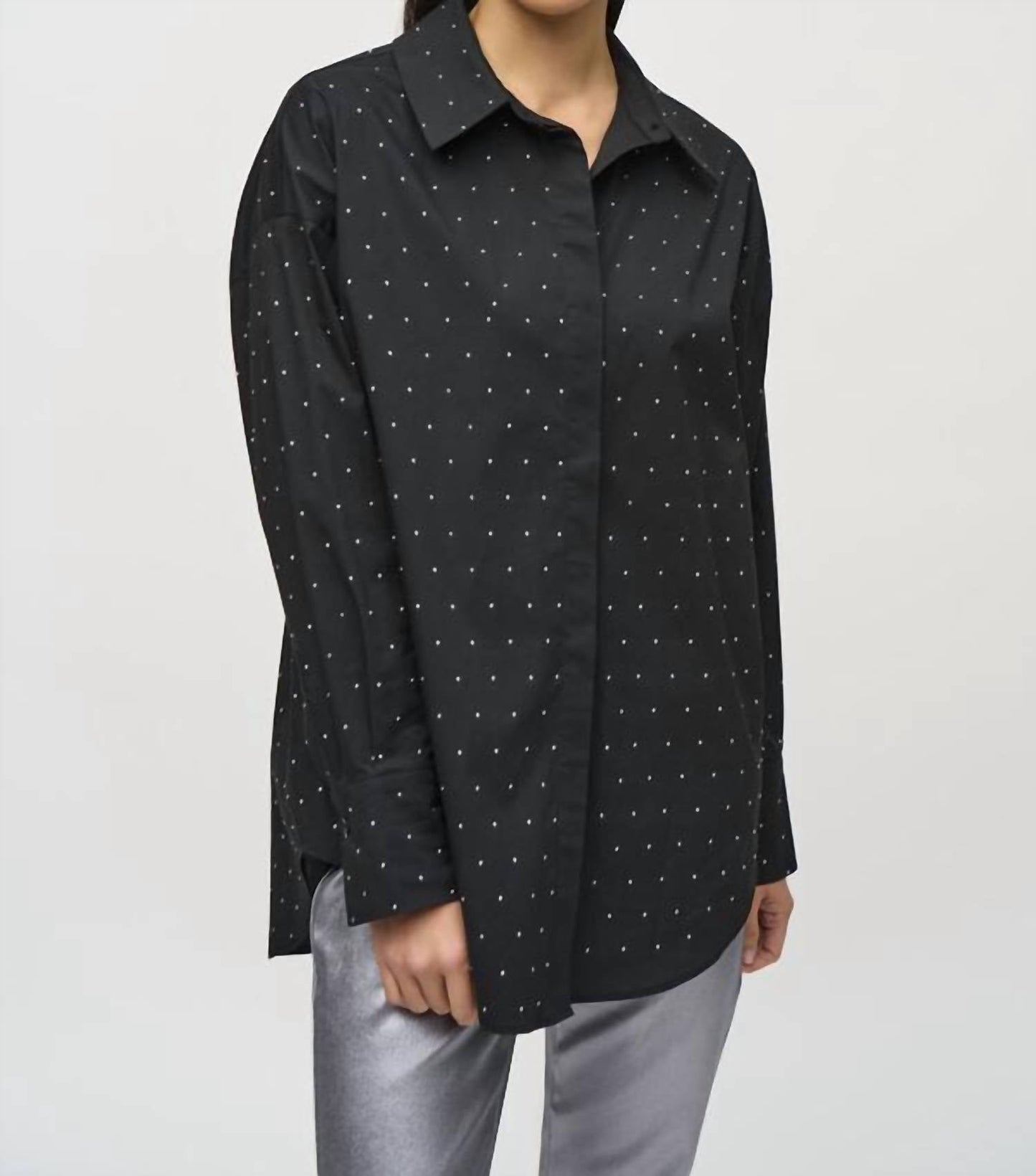 Joseph Ribkoff - stretch cotton blouse