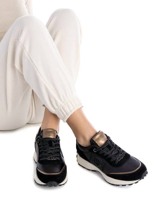 Xti - Tênis Casual Feminino de Couro