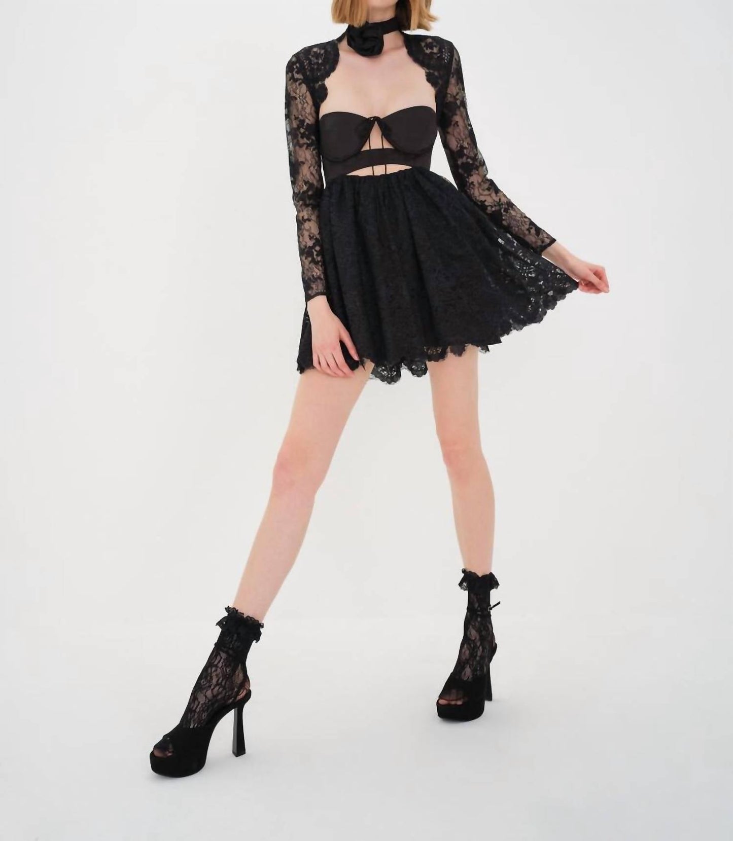 For Love & Lemons - REGINA MINI DRESS