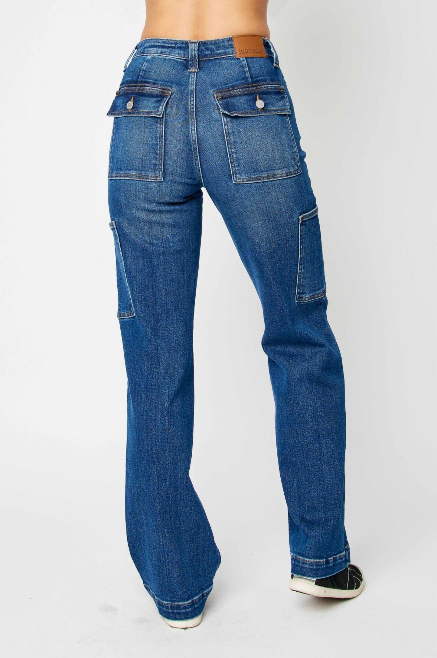 Judy Blue - High Waist Cargo Bootcut Jeans