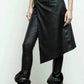 Free People - Pre-loved Jedda Fabric Wedge Over Knee Leather Boot