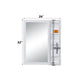 Cargo Vanity Mirror, Clear Reflection