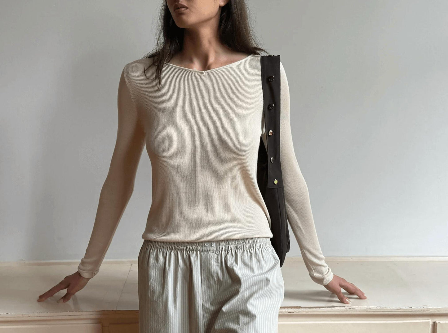 Deiji Studios - Knitted Long Sleeve Top