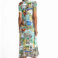Johnny Was - JANIE FAVORITE ASYMMETRIC HEM SHORT SLEEVE DRESS