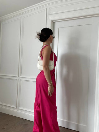 Lucy Paris - Tia Linen Pleated Wide Leg Pants