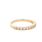 Aamiaa - 0.30 Carat Natural Diamond Round Brilliant And Baguette Band Ring