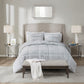 Full/Queen Back Print Long Fur Comforter Mini Set
