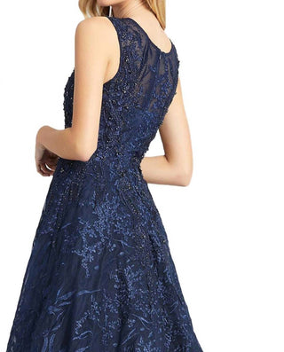 Mac Duggal - Vestido de baile com glitter evasê