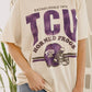 Livylu - Tcu Thrifted Tee