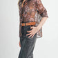Sage The Label - Celebrate Her Sheer Button Down