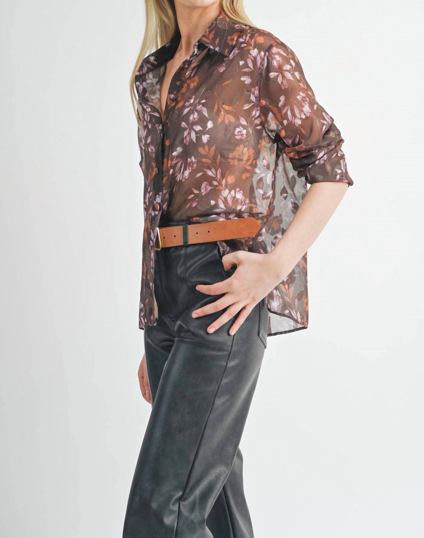 Sage The Label - Celebrate Her Sheer Button Down